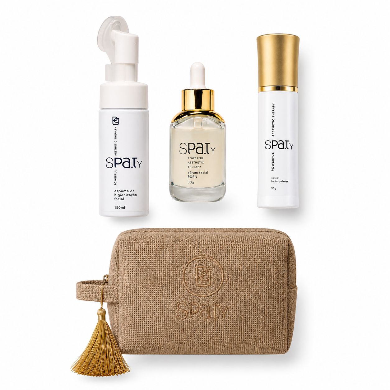 Kit Cleanse & Glow + Necessaire Juta P Brinde